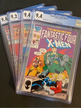 Marvel Fantastic Four vs X-Men #1 - 4